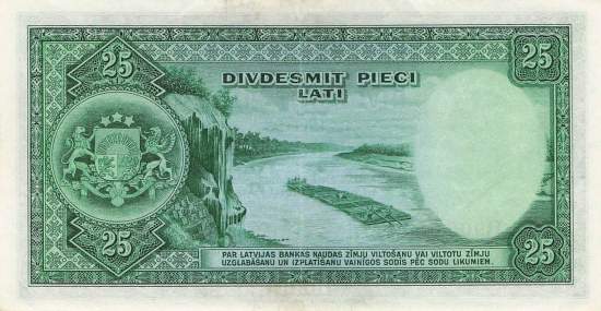 Lettland p21 25 Latu 1938